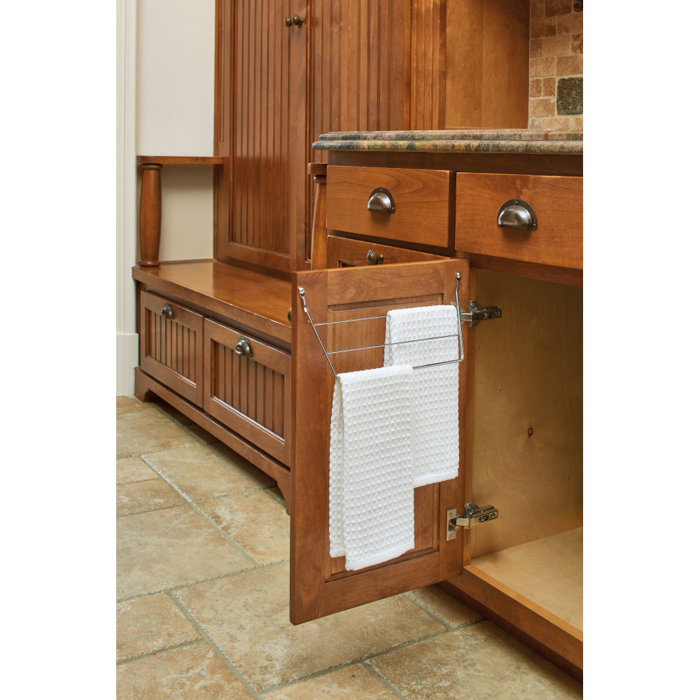 RevAShelf Fixture Kitchen Vanity Door Mounted Towel Rack